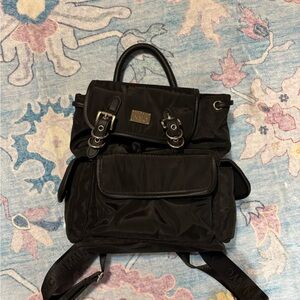 Steve Madden Sleek Black Backpack